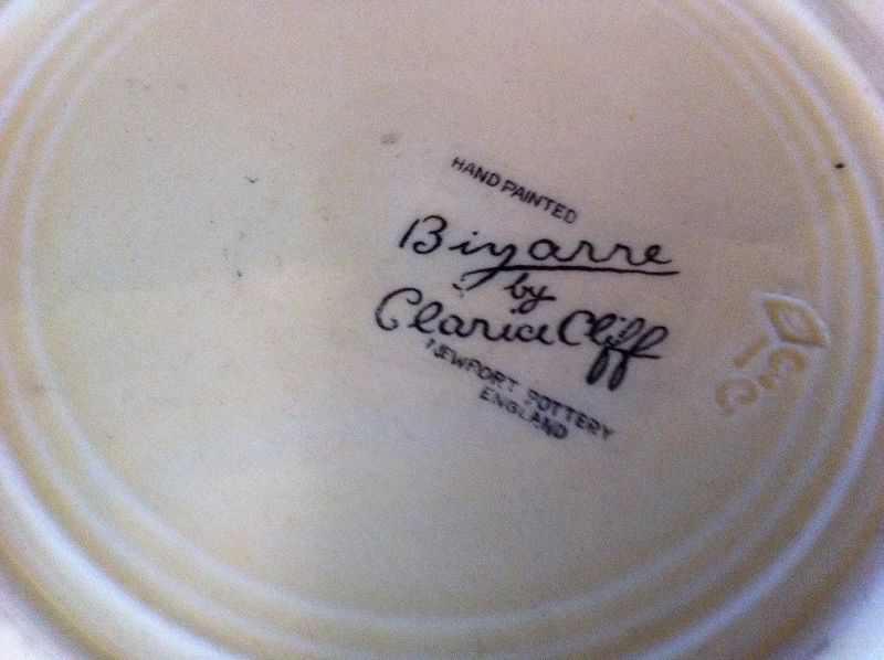 CLARICE CLIFF APPLIQUE IDYLL LEDA SHAPED PLATE Clarice Cliff & Art